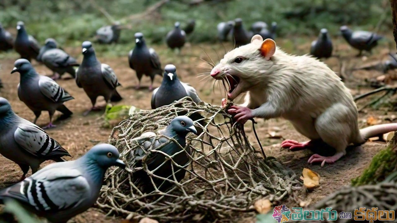 You are currently viewing మిత్రలాభము – ఎలుక పావురం కథ | Mitralabhamu Eluka Pavuram Katha ( Panchatantra Kathalu )